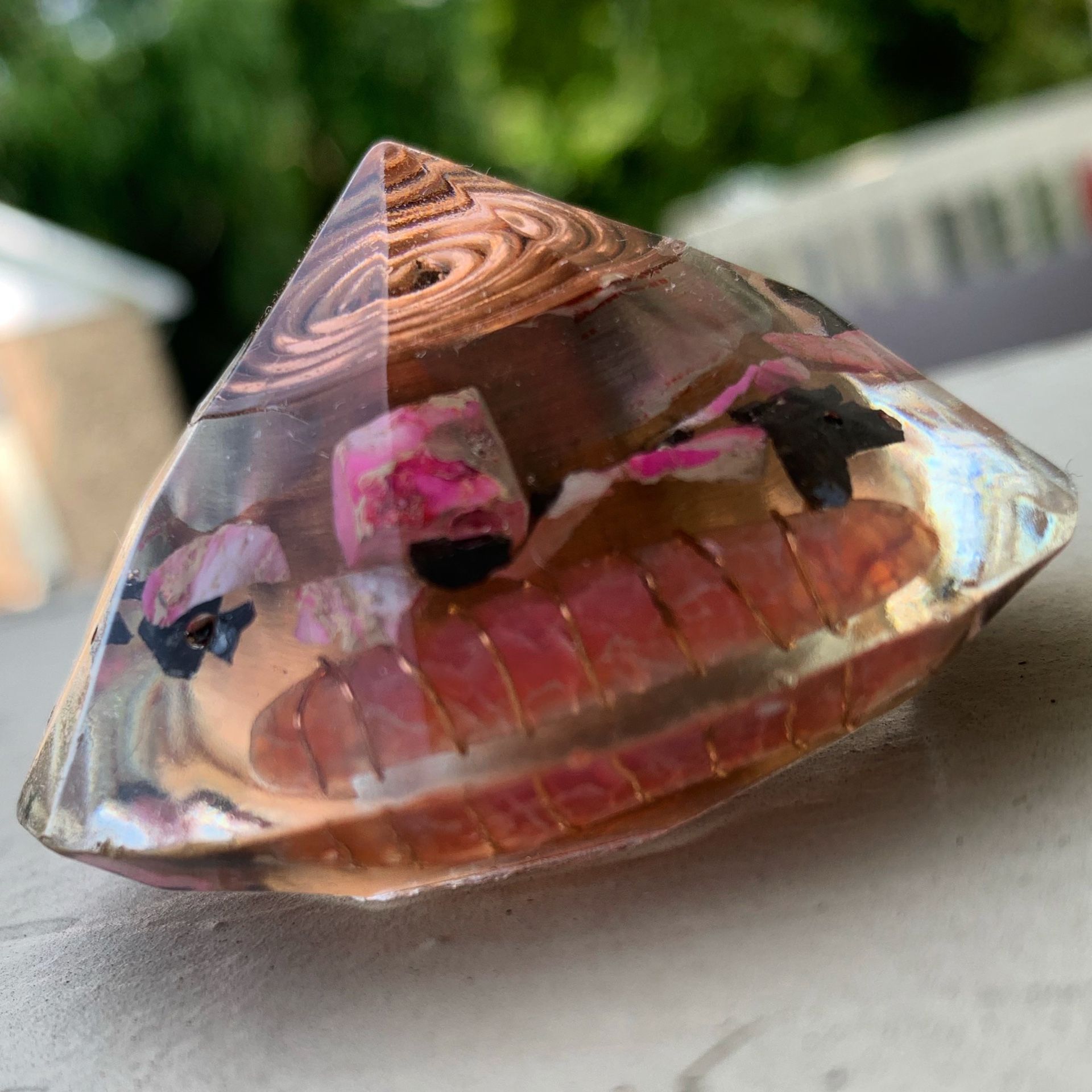 Shungite & Pink Jasper Orgonite