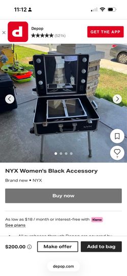 NYX PROFESSIONAL MAKEUP X-Large Makeup Artist Train Case with Lights