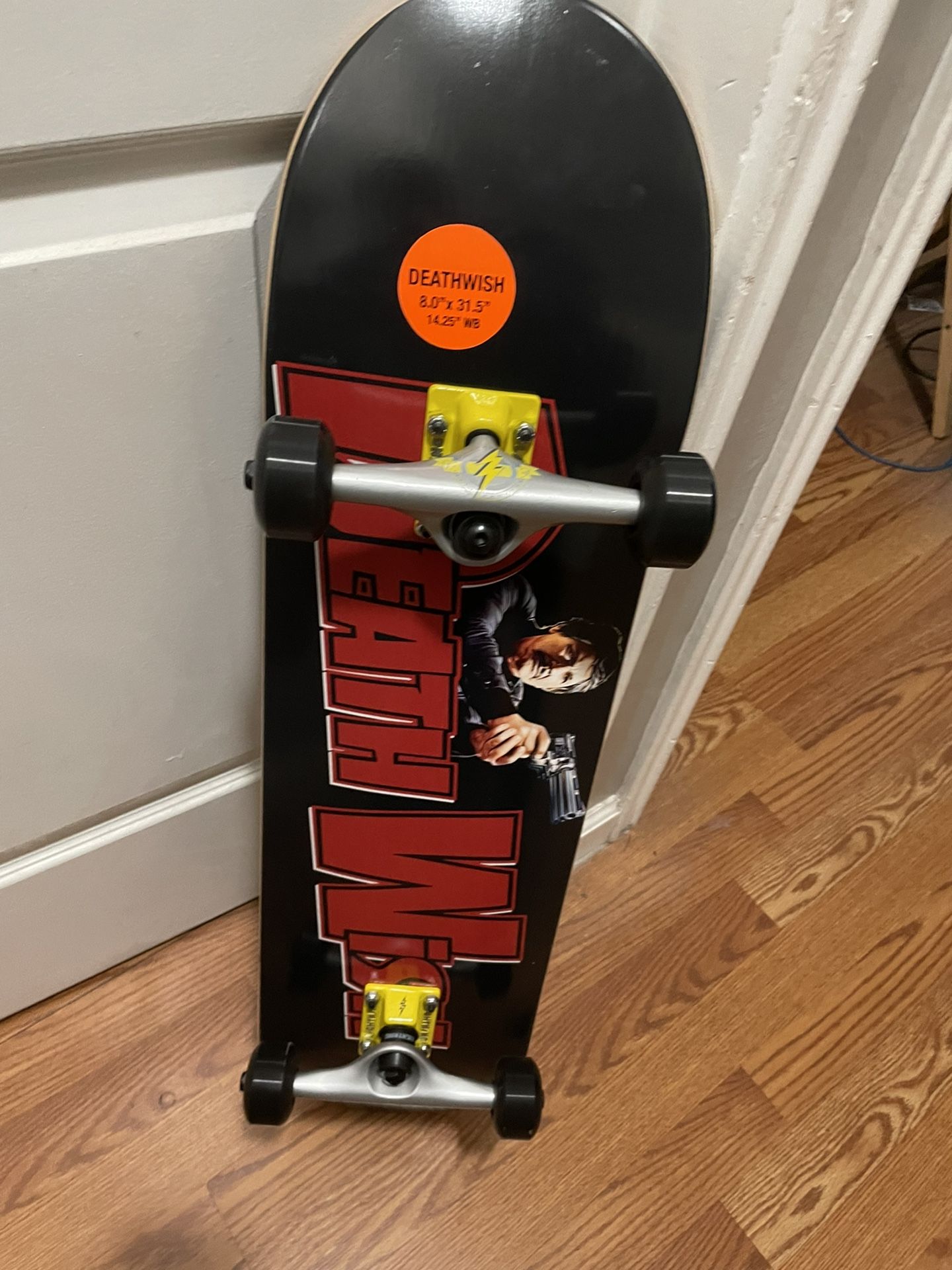 Néw Skateboard Death Wish 8;0 Real Wood Pro Deck $120