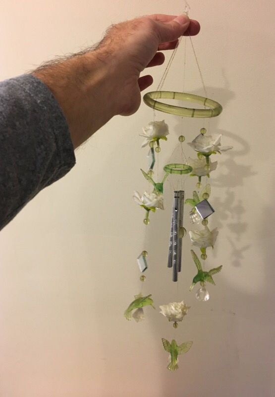 Hummingbird wind chimes
