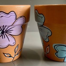 2 Flower Pots 