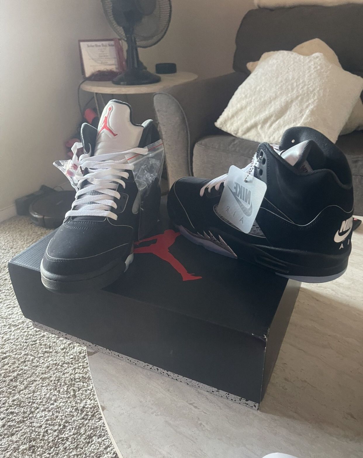 Authentic Jordan Retro 5s