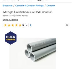JM Eagle Conduit 10x1 