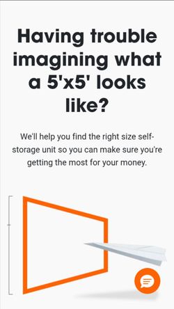 5x5 pub storage unit for month  $60