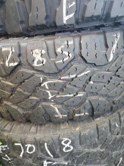 285/75/18 Single 10 ply tire