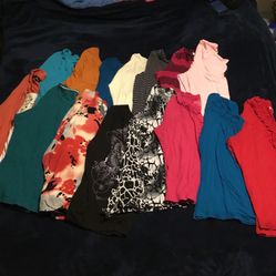 Lot Of 15 XL Women’s 3/4 Length Sleeve Shirts
