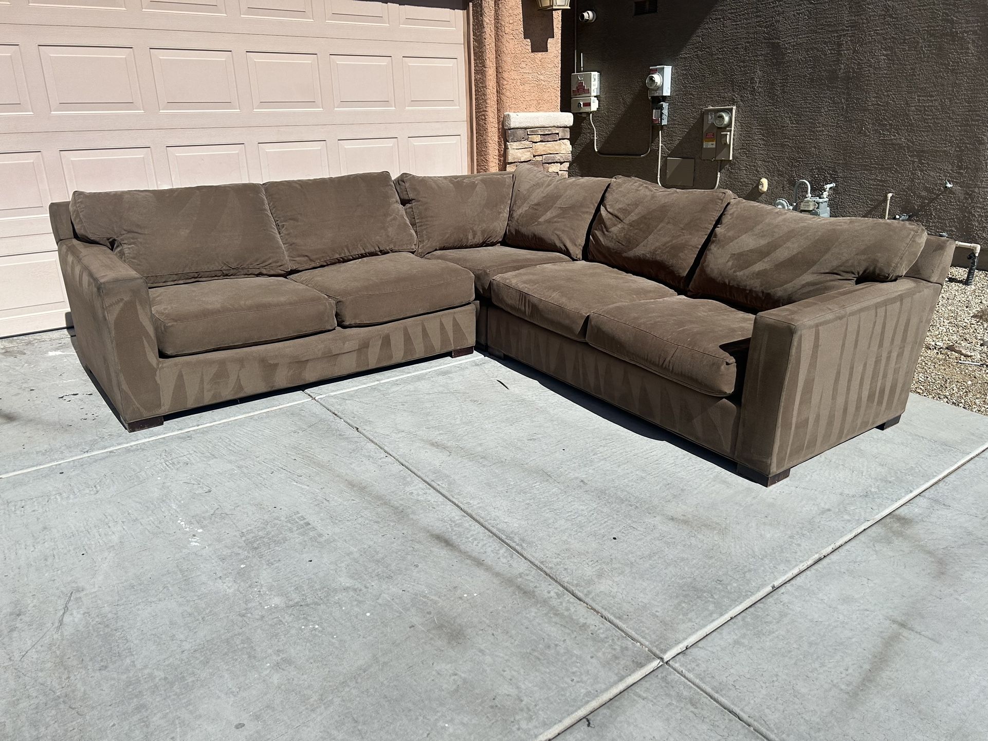 3-piece Crate&Barrel Sectional