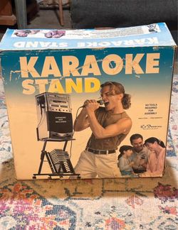 Vintage Karaoke stand