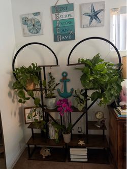 2 piece plant stand / shelf