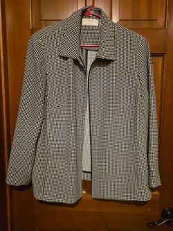 Liz Claiborne Houndstooth Blazer Jacket