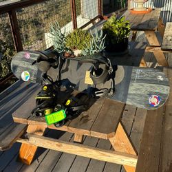 K2 Vandal 137. Snowboard With Burton Customs 