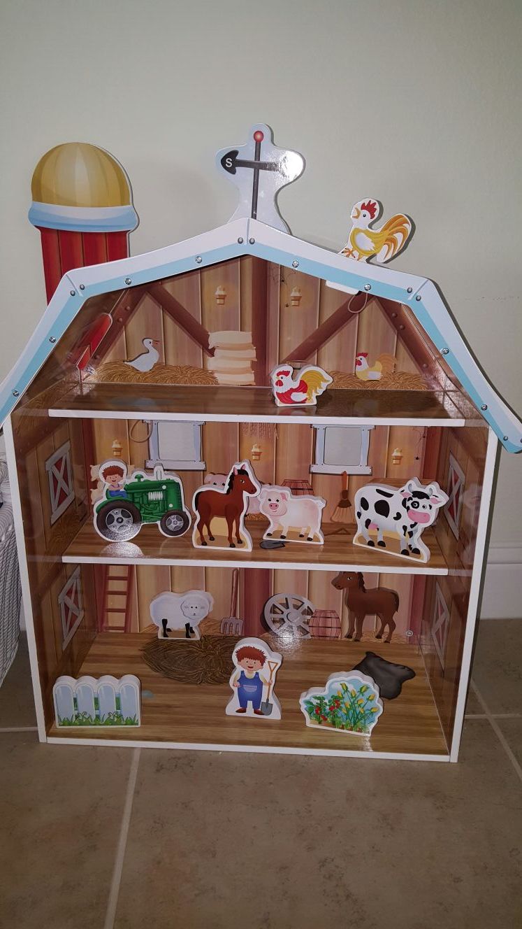 Imaginarium mighty big barn wood play set