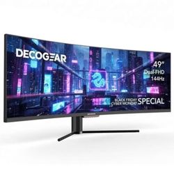 Deco Gear Curved 49” Super Ultrawide Gaming Monitor Model DGVIE490