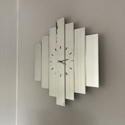 Vintage Glass Mirror Wall Clock