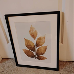Wall Decor, 21"LX17"WX1"T, Leaves Wall Art