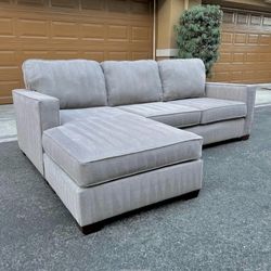 FREE DELIVERY Living Spaces Sectional Couch w/ Reversible Chaise