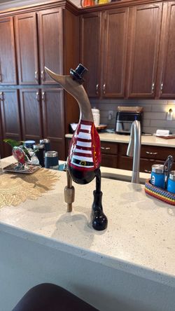 One legged duck wooden