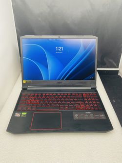 Acer - Nitro 5 15.6" Laptop - AMD Ryzen 5 - 16GB Memory - 3 GHz - NVIDIA GeForce GTX 1650 - 256GB SSD - Obsidian Black
