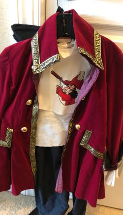 Boys size small 6/6x Captain Hook costume