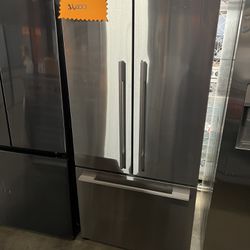 Viking Stainless Steel 33 Width Refrigerator 