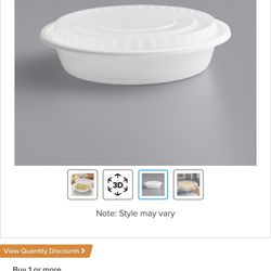 Container 48oz Round 50 Piesas 