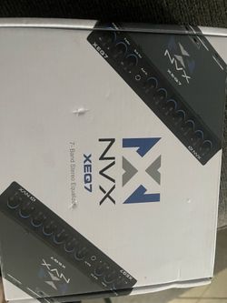 New NVX XEQ7 Stereo Equalizer .