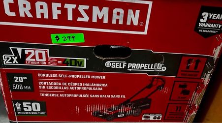 Craftsman 20in Self Propelled Lawn Mower