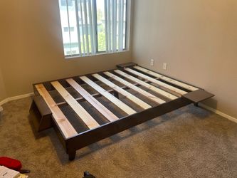Queen wooden bed frame