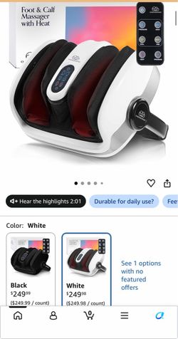 Cloud Massage Foot & Calf Massager with Heat