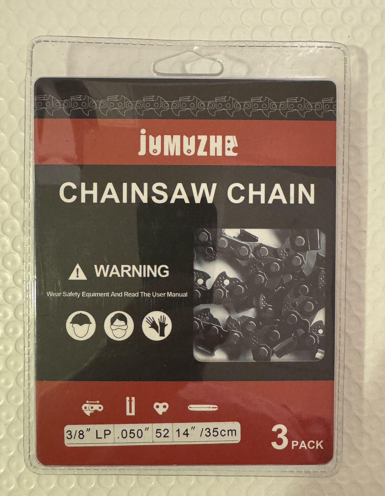 14 Inch Chainsaw Chain 050" Gauge, 3/8" LP Pitch, 52 Drive Links, 14 Inch Chain