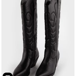 black Cowboy Boots