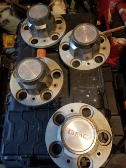 GMC center caps- aluminum
