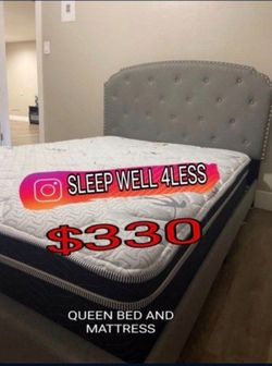 New Queen bed