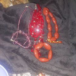 Vintage 1950's Beads Necklaces and Bracelets $25 OBO 