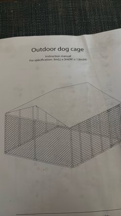 Outdoor Dog Cage
