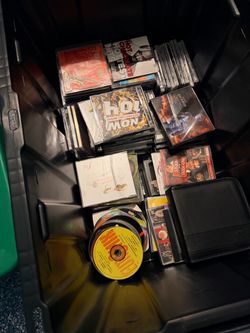 Bulk dvds and music CDs