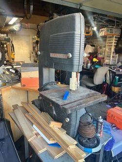 60s craftsman bandsaw with cart