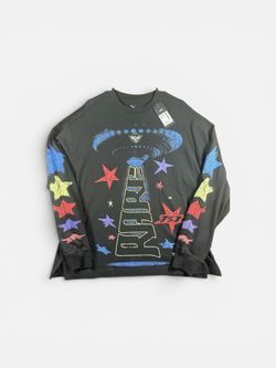 Puma LaMelo Star Vision Long Sleeve Shirt Black Size Large NWT MSRP $55