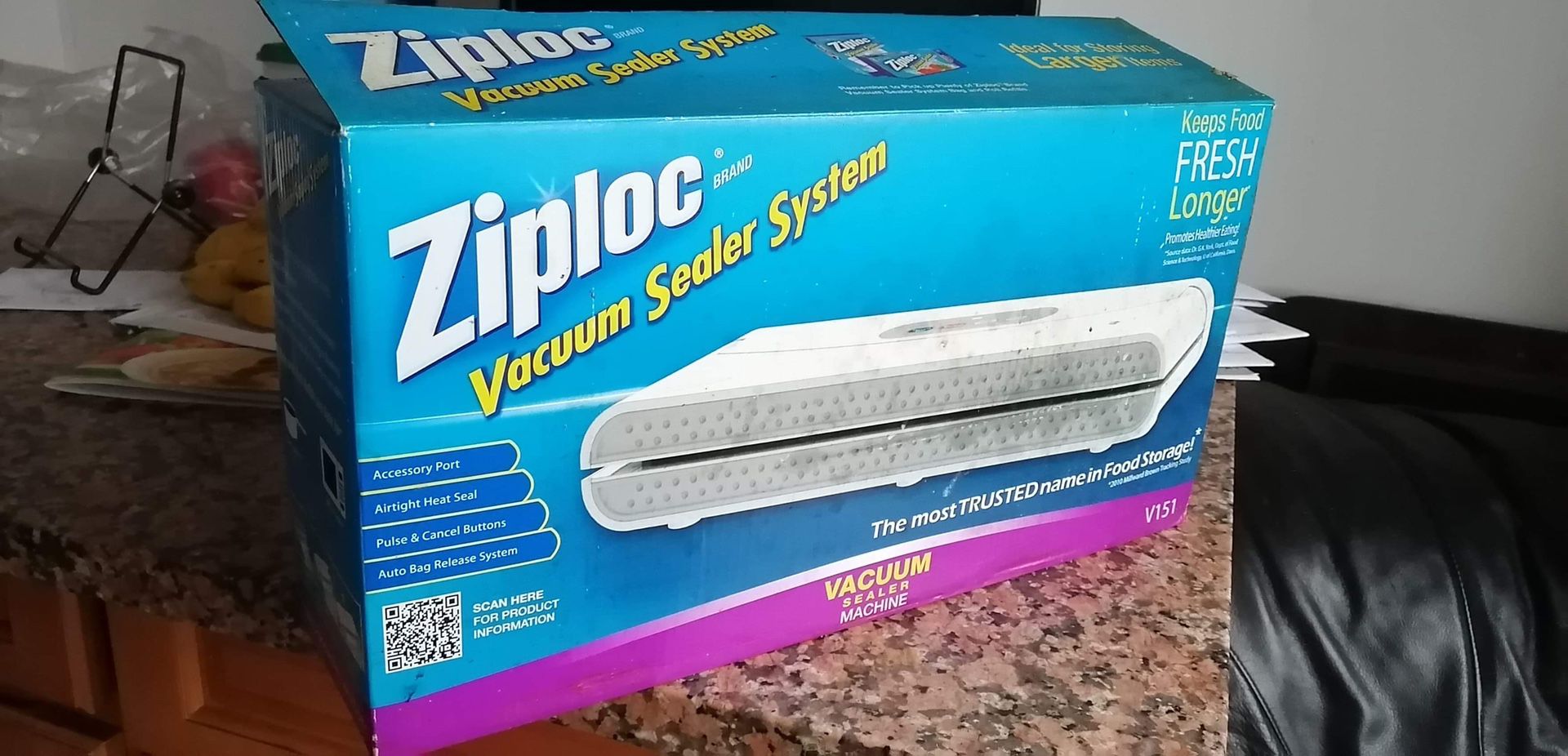Ziploc vacuum sealer system