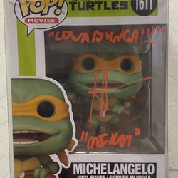 Signed TMNT Funko 