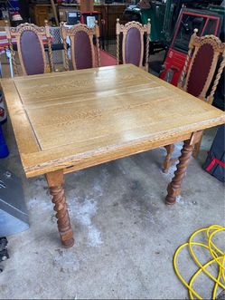 Barley Twist Expandable Table