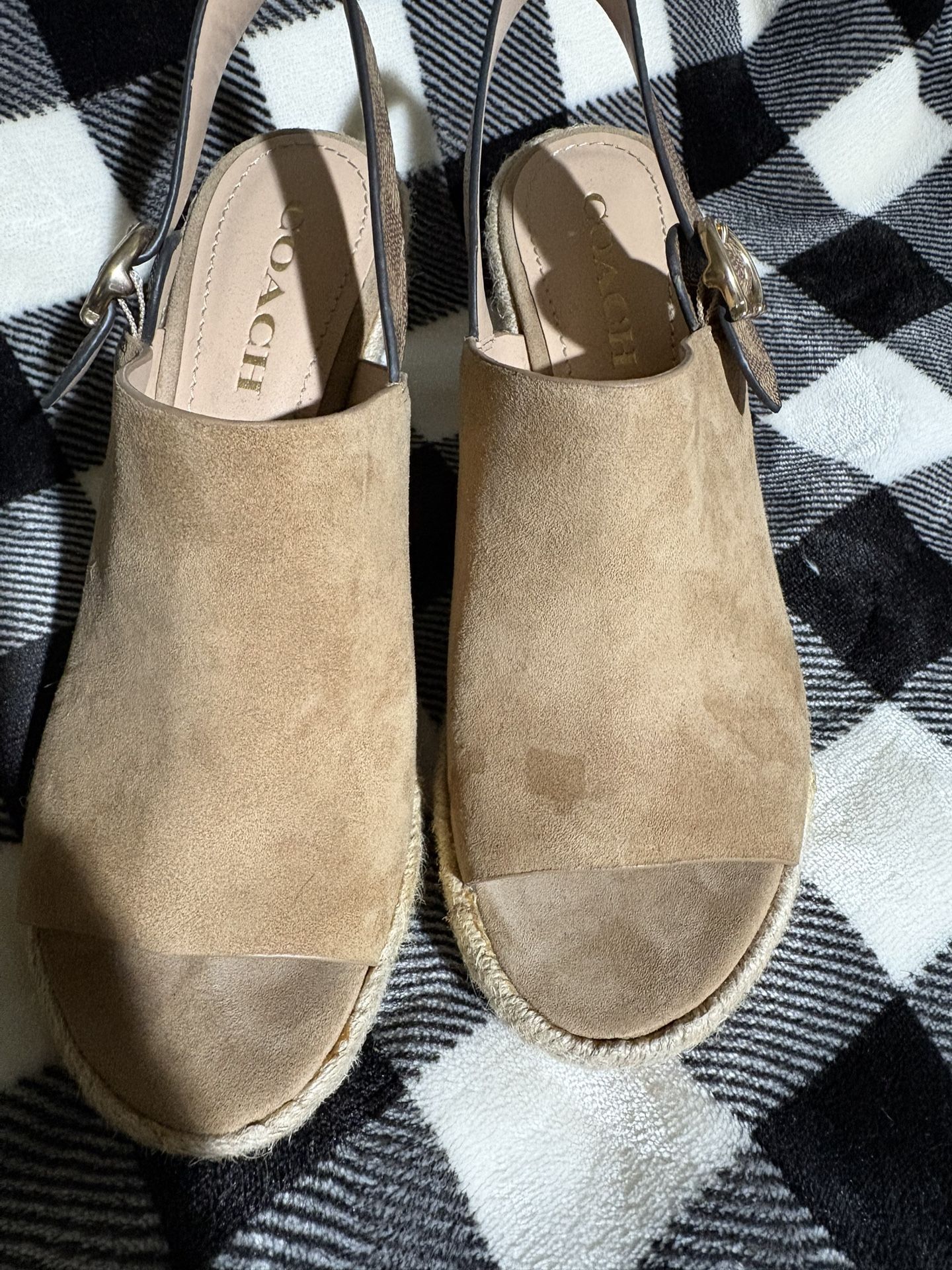 Coach Wedges Sz7