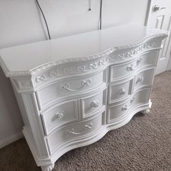 Princess Style Dresser – White