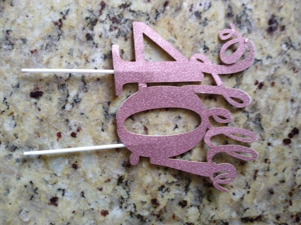 40 Birthday Cake Topper