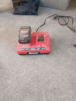 Bauer portable charger with one battery