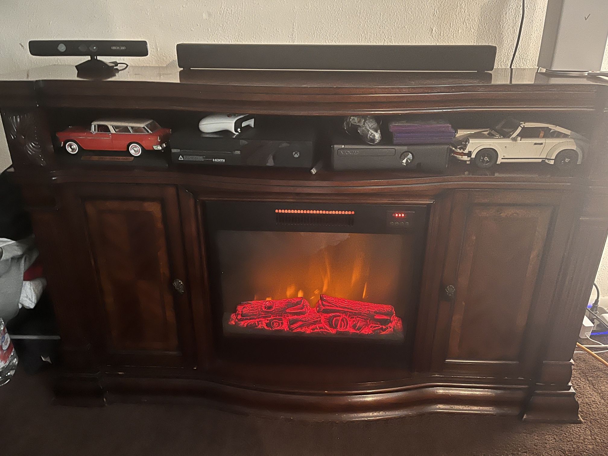 Free Electric Fireplace Tv Stand