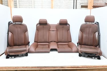 🔥 BMW F12 F13 Nappa Comfort Seat Set Zimtbraun OEM 650i 640i 2012-2015 🔥