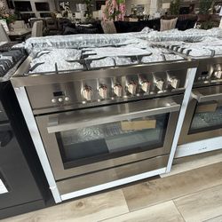 36 INCH COSTMO GAS RANGE 