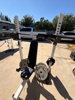 bench pressed
