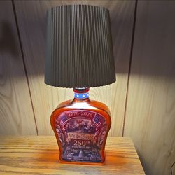 Crown Royal 250th Anniversary Bottle Lamp